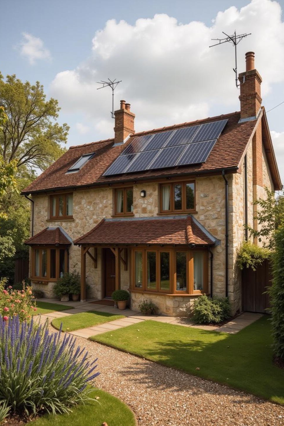 Modern English Cottage: Sustainable Design & Charm