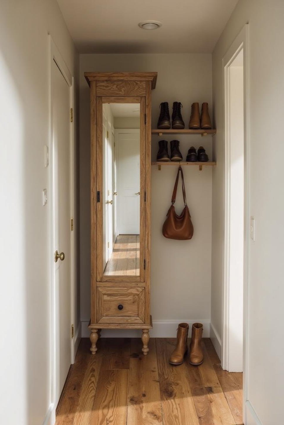 Minimalist Mudroom: Slim Design for Narrow Spaces