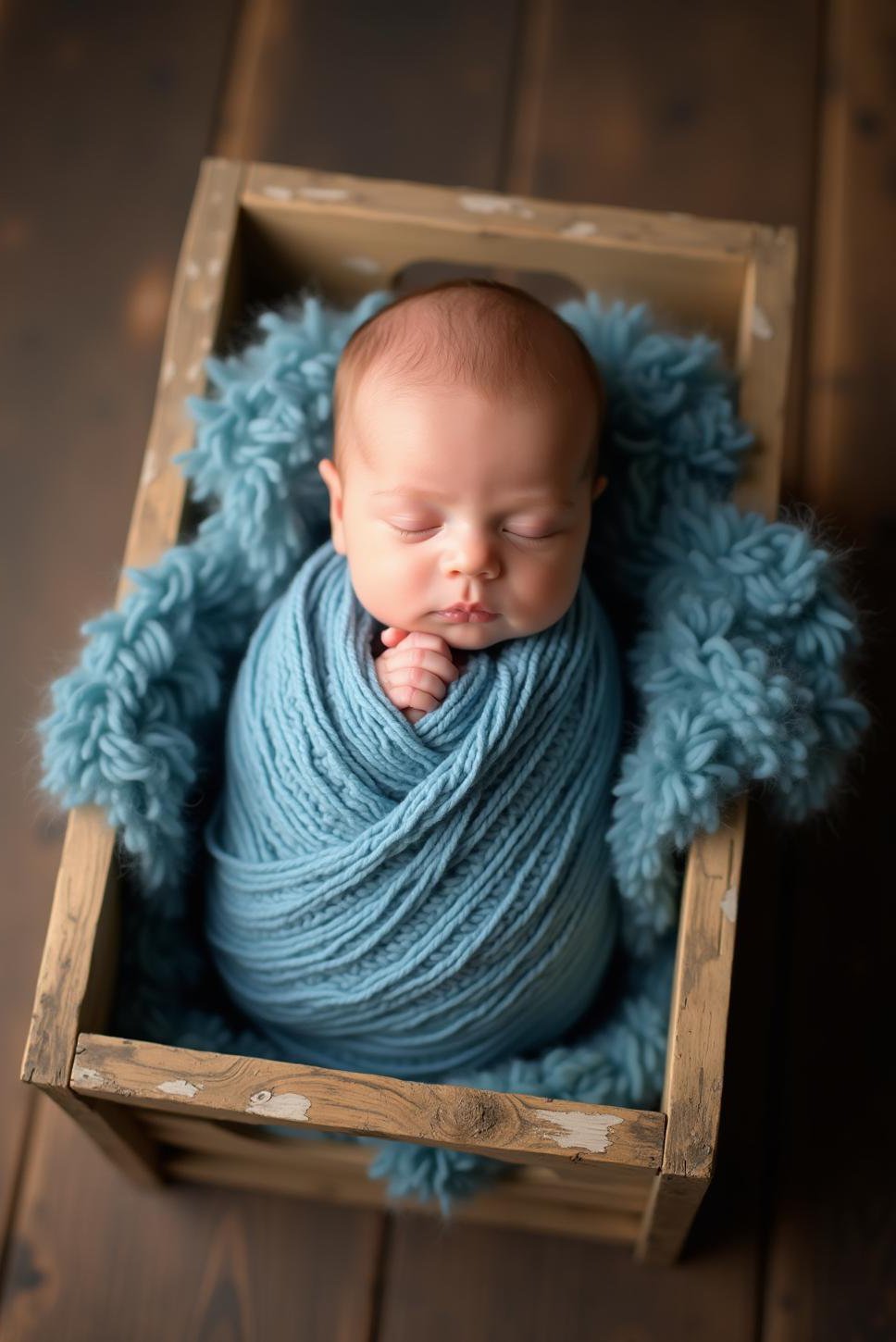 Rustic Crate & Knit: Sweet Newborn Boy Photos