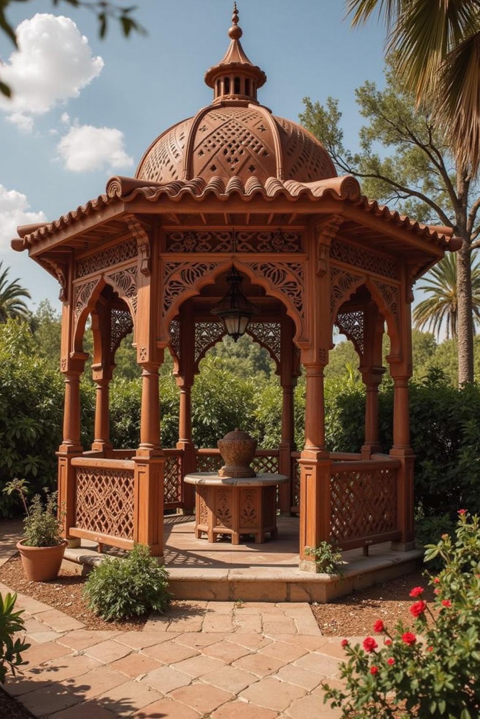 Moroccan-Inspired Gazebo: Backyard Design Ideas