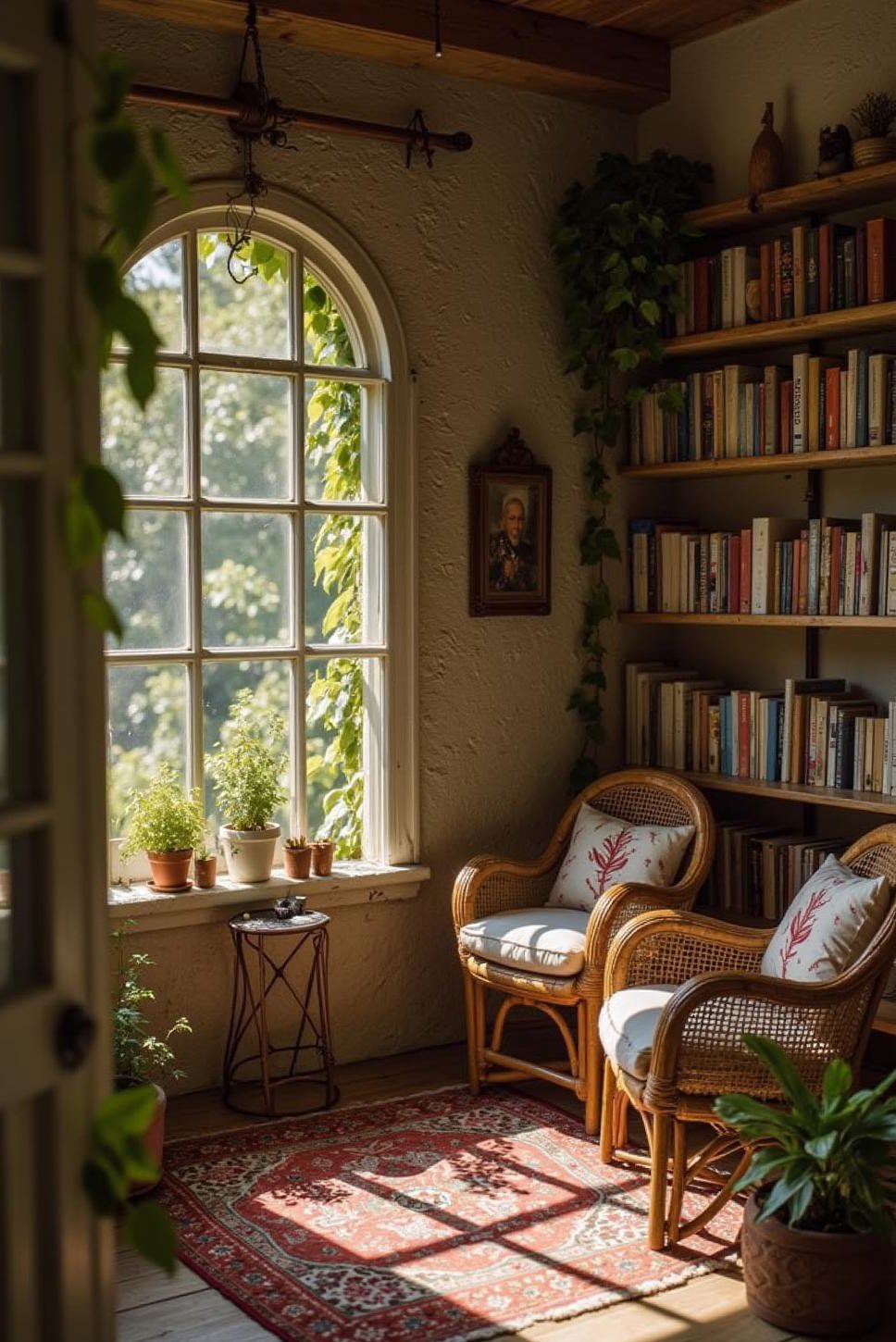 Secret Garden Reading Nook: Ivy-Covered Retreat