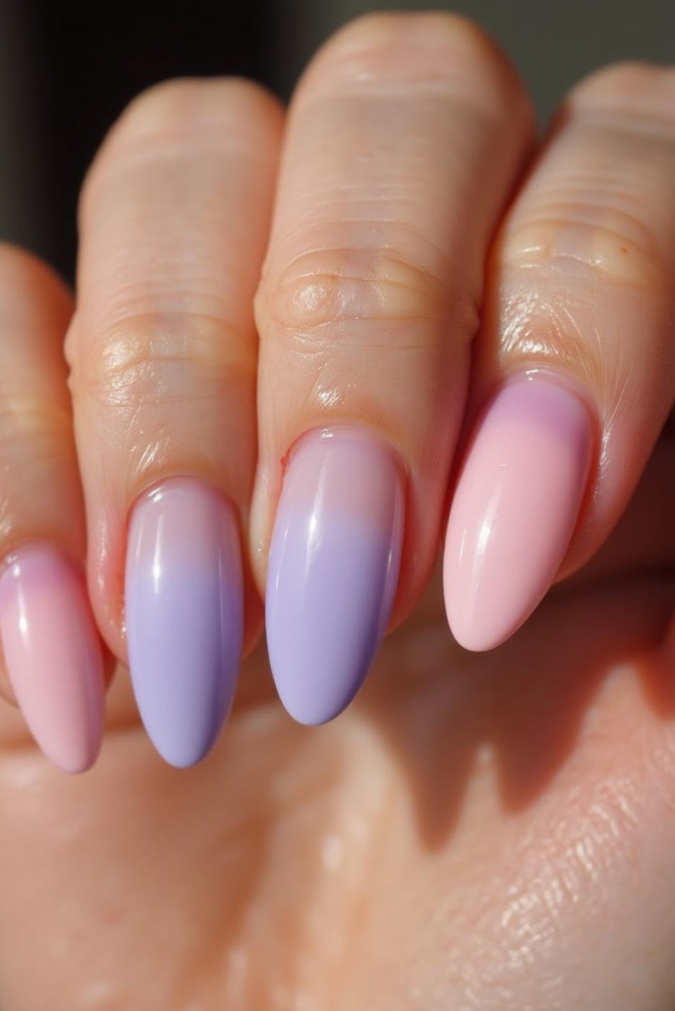 Pastel Ombre Manicure: Cute Gel Nails for Spring