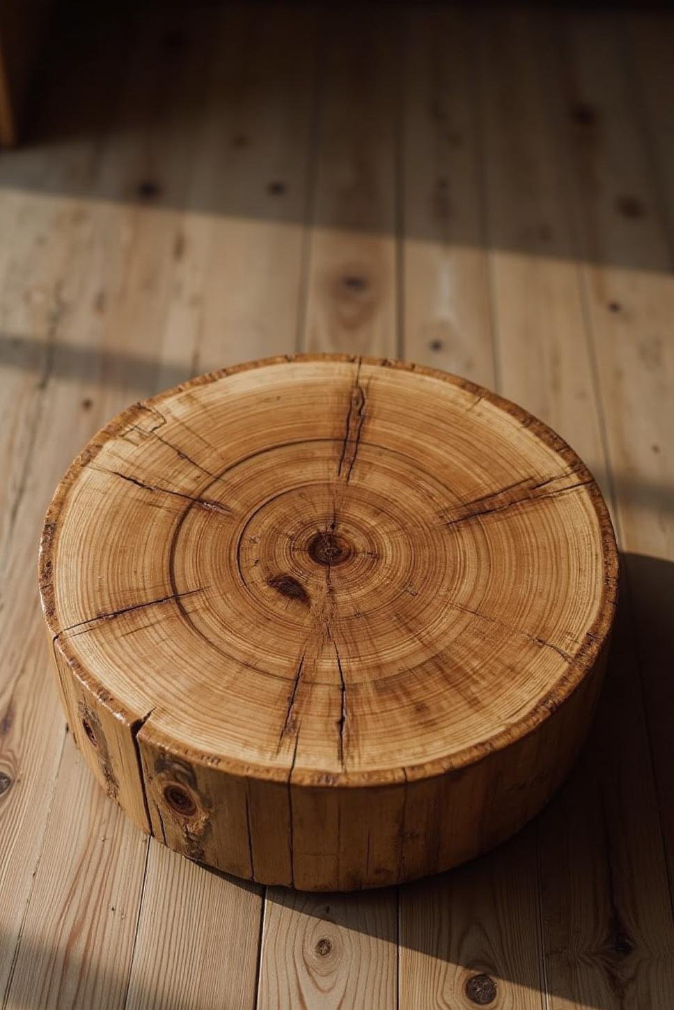 Rustic Round Coffee Table: DIY Farmhouse Decor