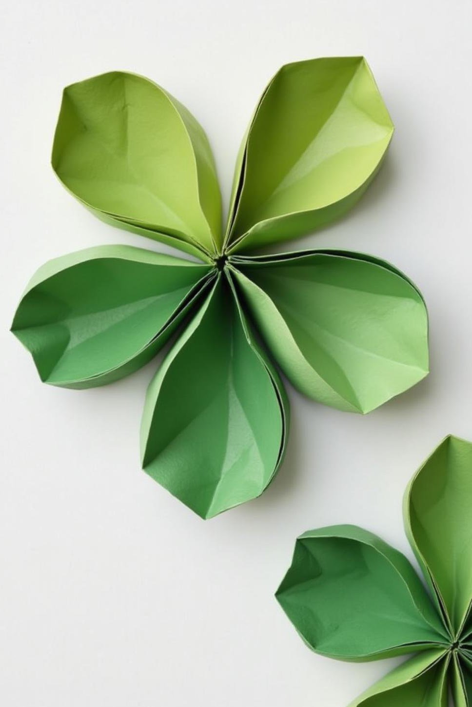 Intricate Origami Shamrocks: St. Patrick's Day DIY