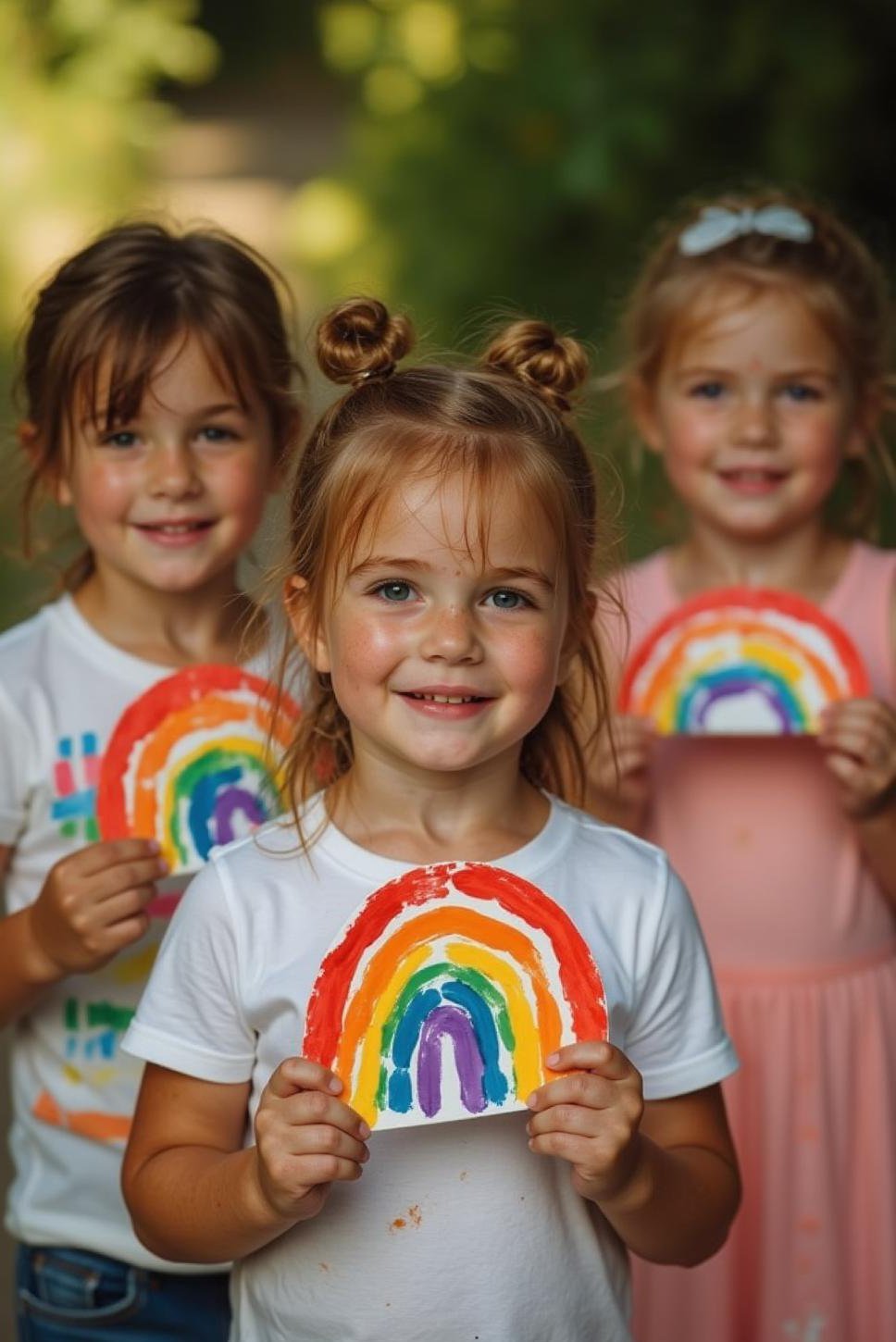 Kids' Rainbow Handprint Art: Summer Crafts Fun