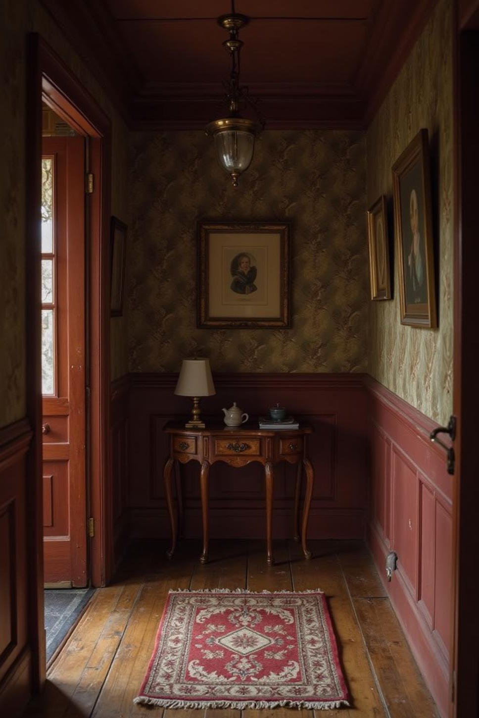 Dark Victorian Entryway: Cozy & Sophisticated Style