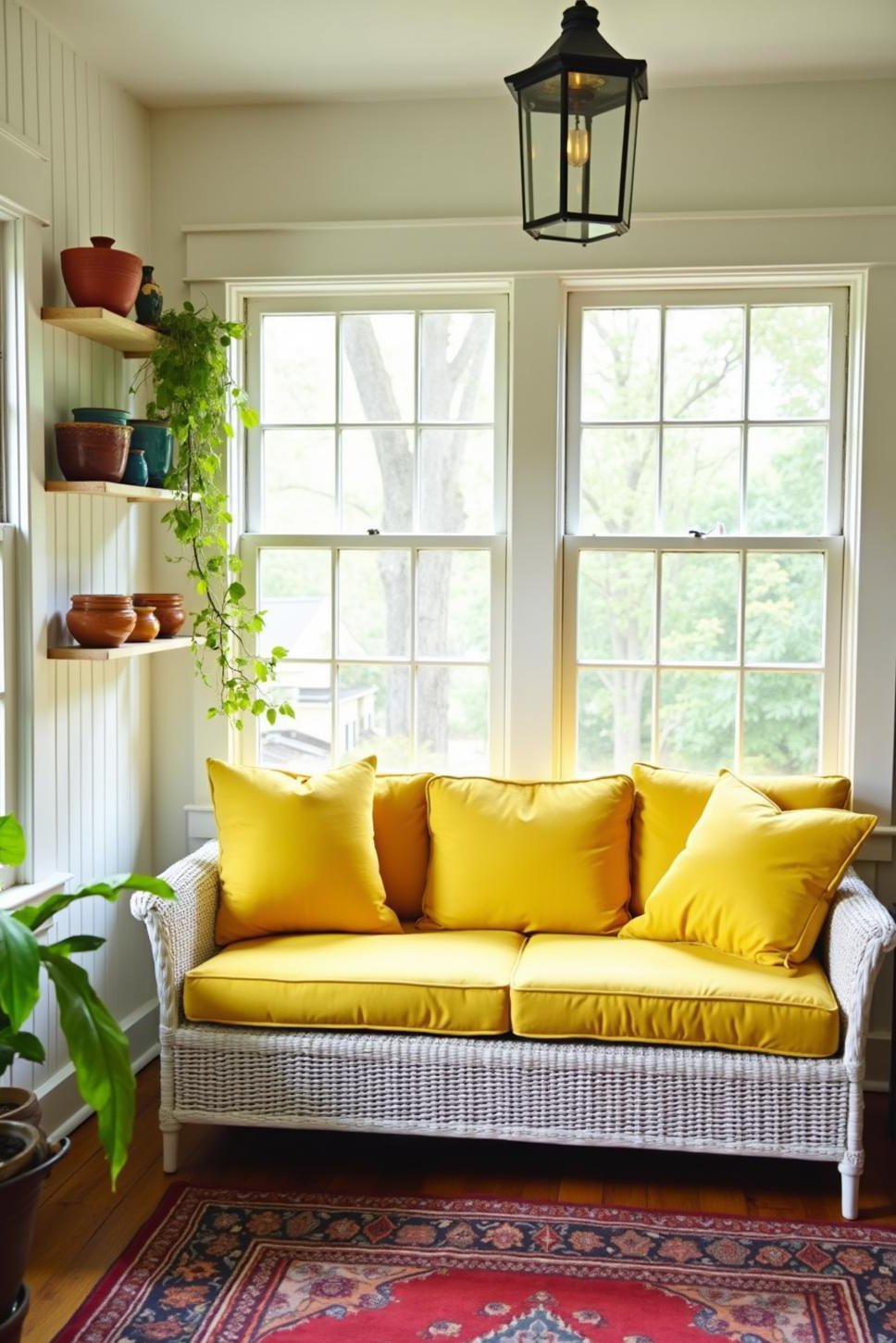 Bright & Cheerful Small Sunroom Decorating Ideas