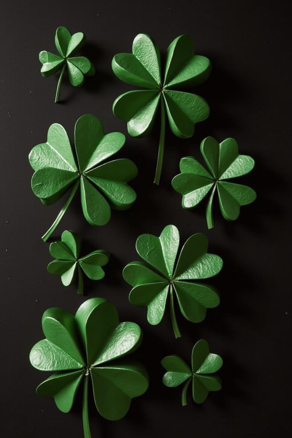 Geometric Shamrock St. Patrick's Day Decor DIY