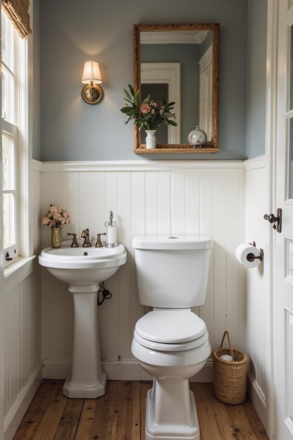 Classic Grey and White Bathroom: Timeless Design