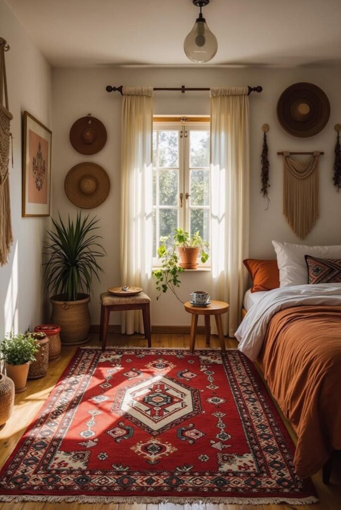 boho bedroom style