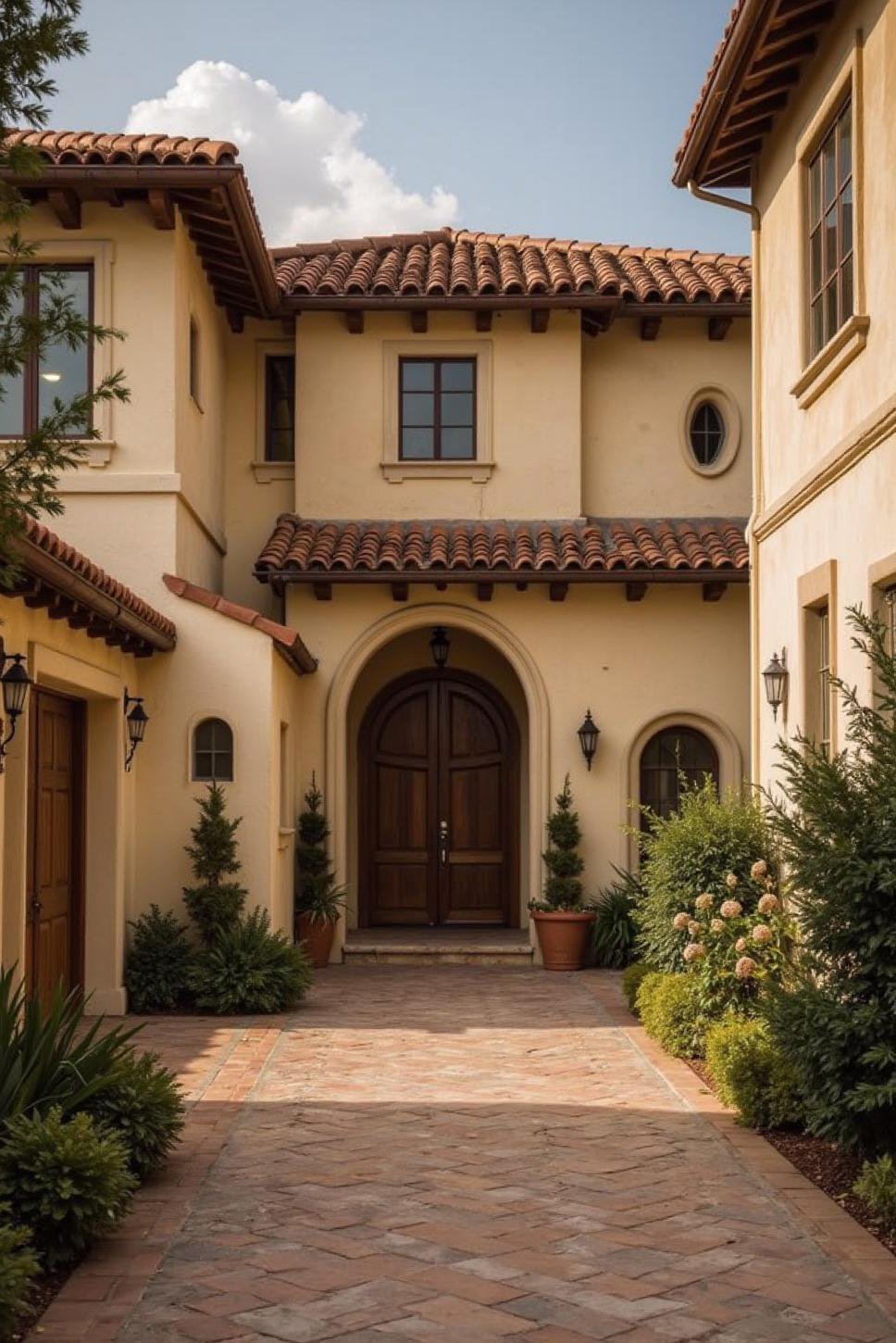 Grand Spanish Mediterranean Home with Expansive Terracotta Roof