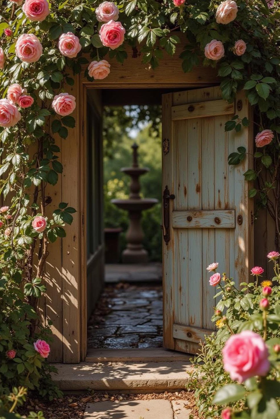 Charleston Secret Garden: Hidden Door & Wildflowers