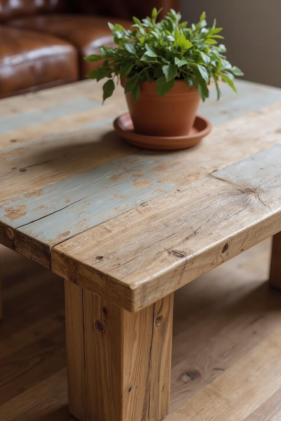 Rustic Farmhouse Coffee Table DIY: Reclaimed Wood Charm