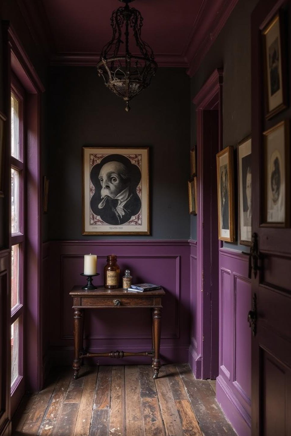 Gothic Witchy Entryway: Dark & Dramatic Decor