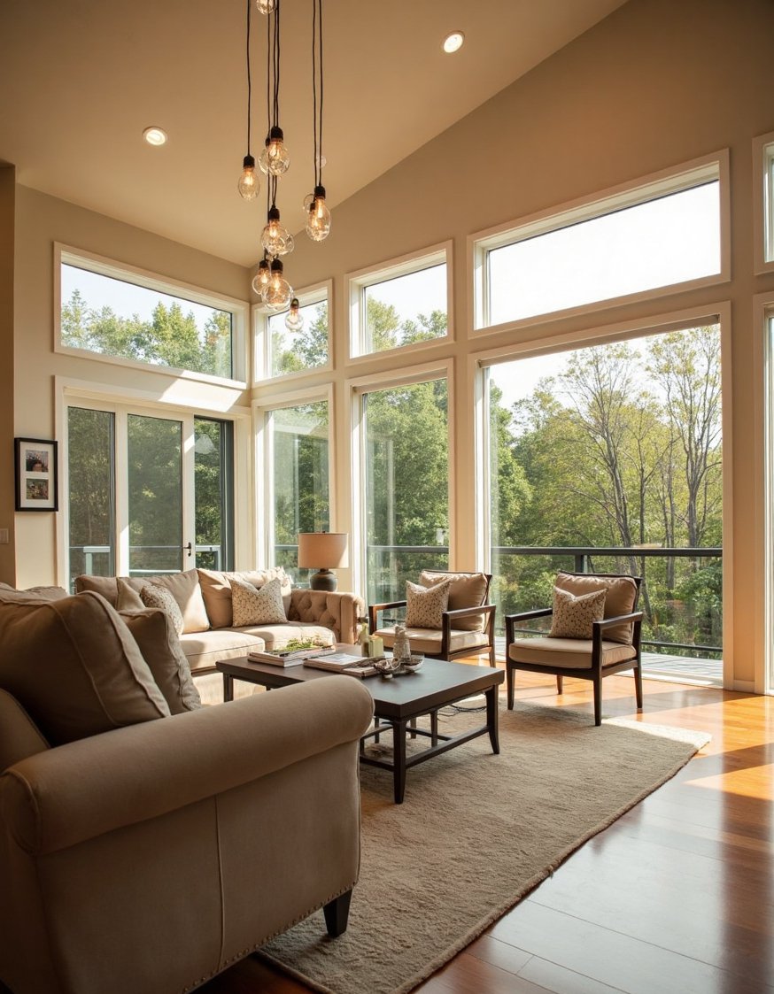 Living Room Lighting Ideas - Living Room Ambiance: Natural & Soft Lighting - Living room ambiance lighting: the perfect blend of...