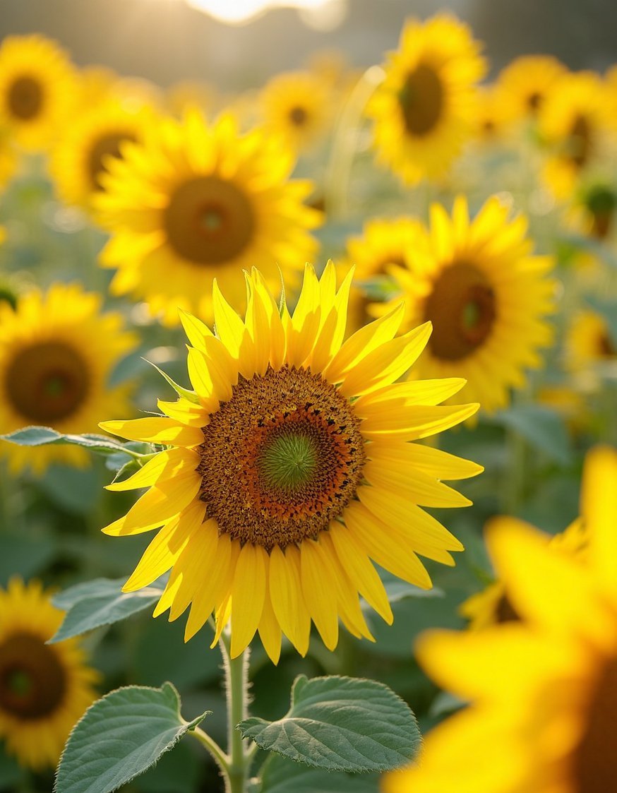 Flower Field Photography Ideas - Sunflower Field Pictures: Close-Ups & Wide Shots - Sunflower pictures: a field of dreams. I love...