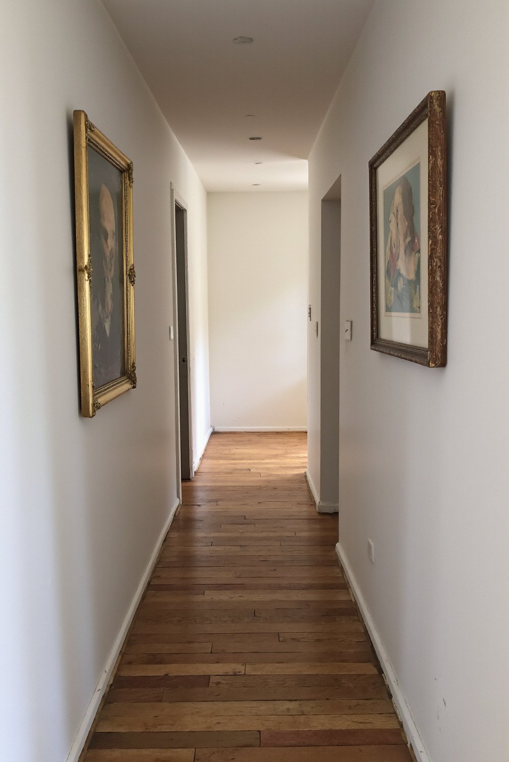 Narrow hallway decor ideas - Mirrors & Light: Decorating a Long Narrow Hallway - Mirrors are your best friend in a narrow...