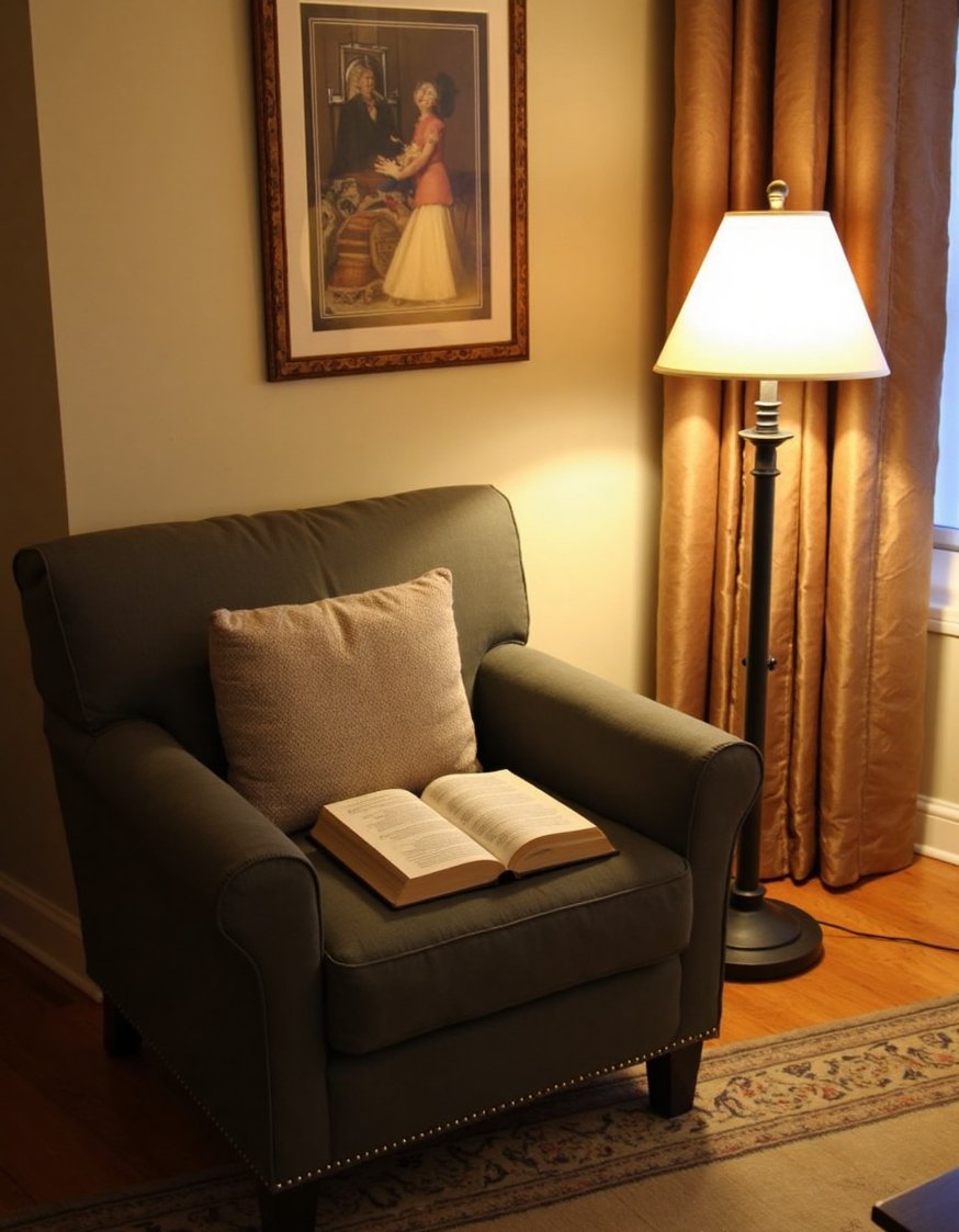 Living Room Lighting Ideas - Cozy Reading Nook: Living Room Lighting Ideas - Cozy up with the perfect reading nook! This...