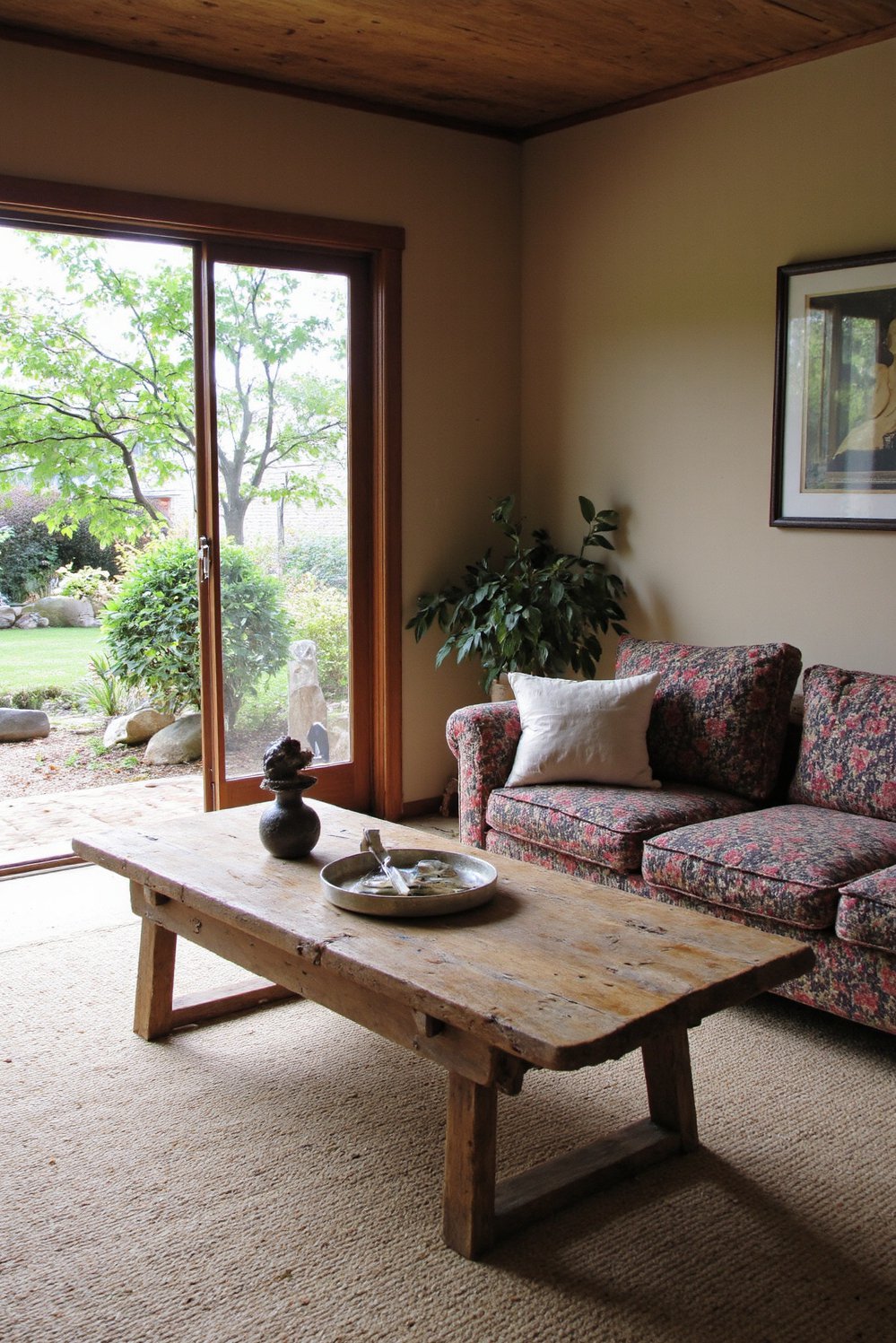 Japanese style living rooms - Textured Japanese Living Room: Warm & Inviting - This Japanese living room is all about texture....