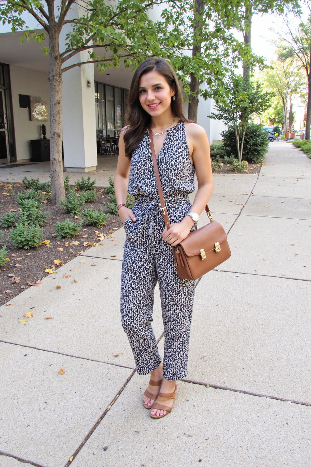 graduation outfit ideas - Geometric Jumpsuit: Modern Graduation Outfit Ideas - Geometric jumpsuit: a modern graduation look. I love...