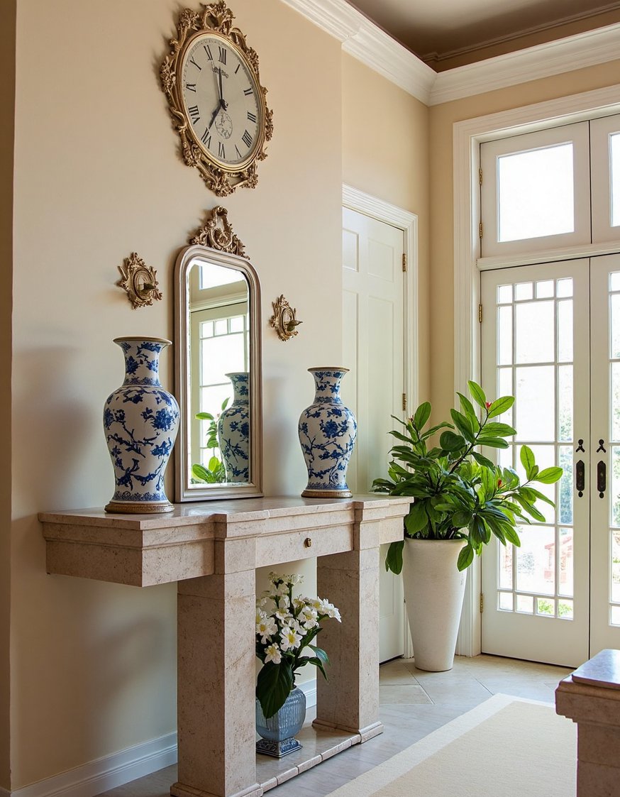 Neoclassical Interior Living Rooms - Neoclassical Living Room: Porcelain & Elegance - Neoclassical living room design: elegance and serenity. This...