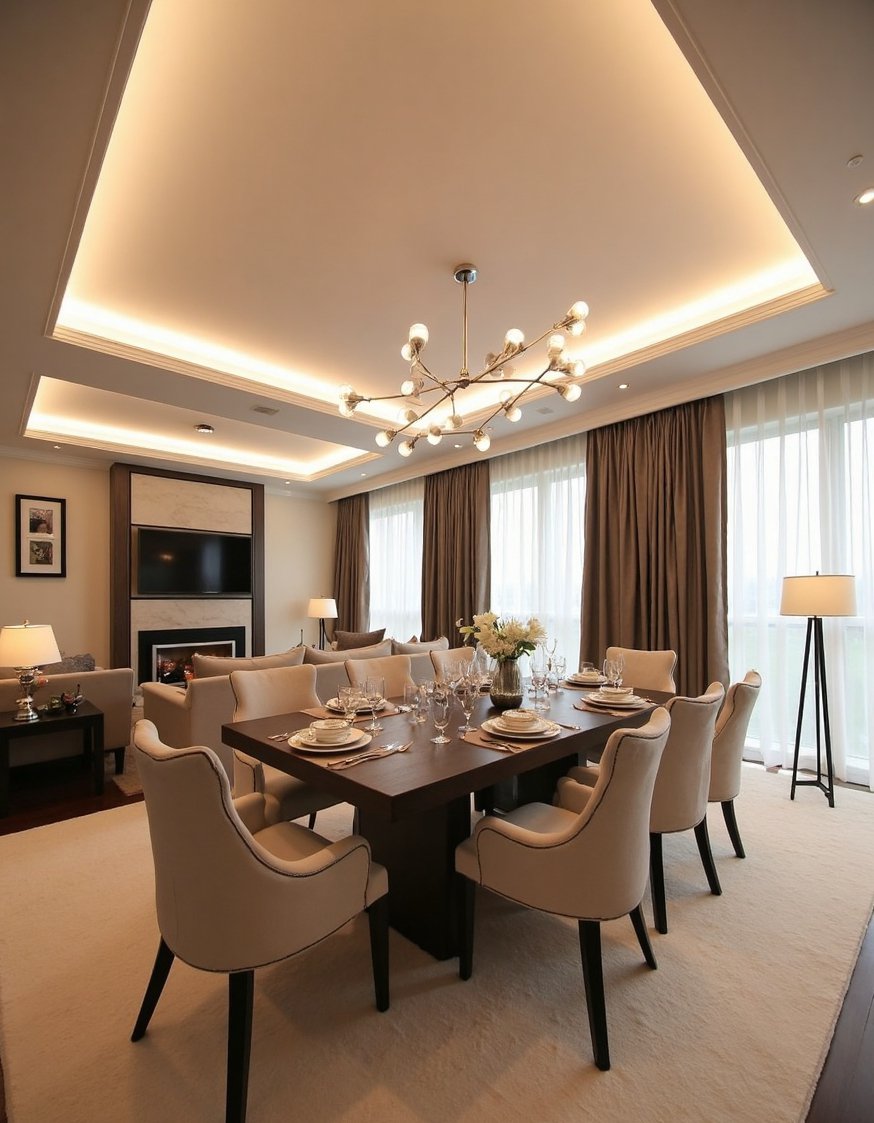 Living Room Lighting Ideas - Layered Lighting Living Room: Warm & Airy Ambiance - Layered lighting living room: This airy space uses...