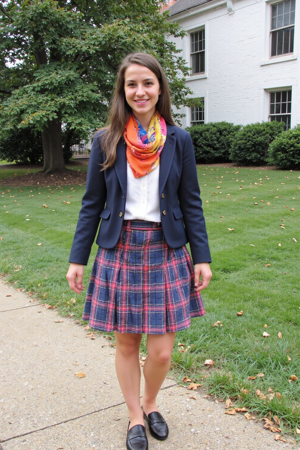 graduation outfit ideas - Preppy Plaid: High School Graduation Outfit Ideas - Cute preppy graduation outfit! This classic look features...