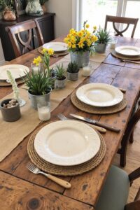 spring tablescape ideas