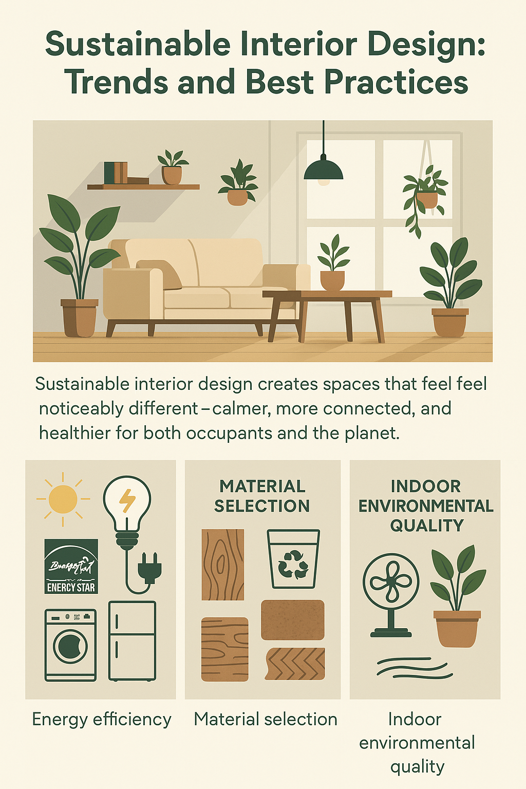 Image showcasing Sustainable Interior Design Guide 2025: Circular Principles