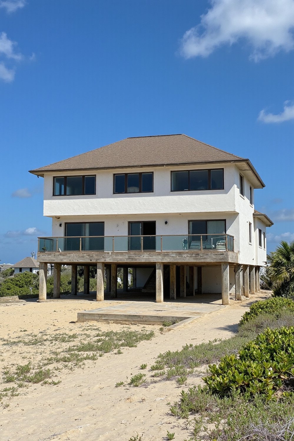 tropical house design ideas - Beachfront Modern Tropical House with Ocean Views - Oceanfront living at its finest! This modern tropical...