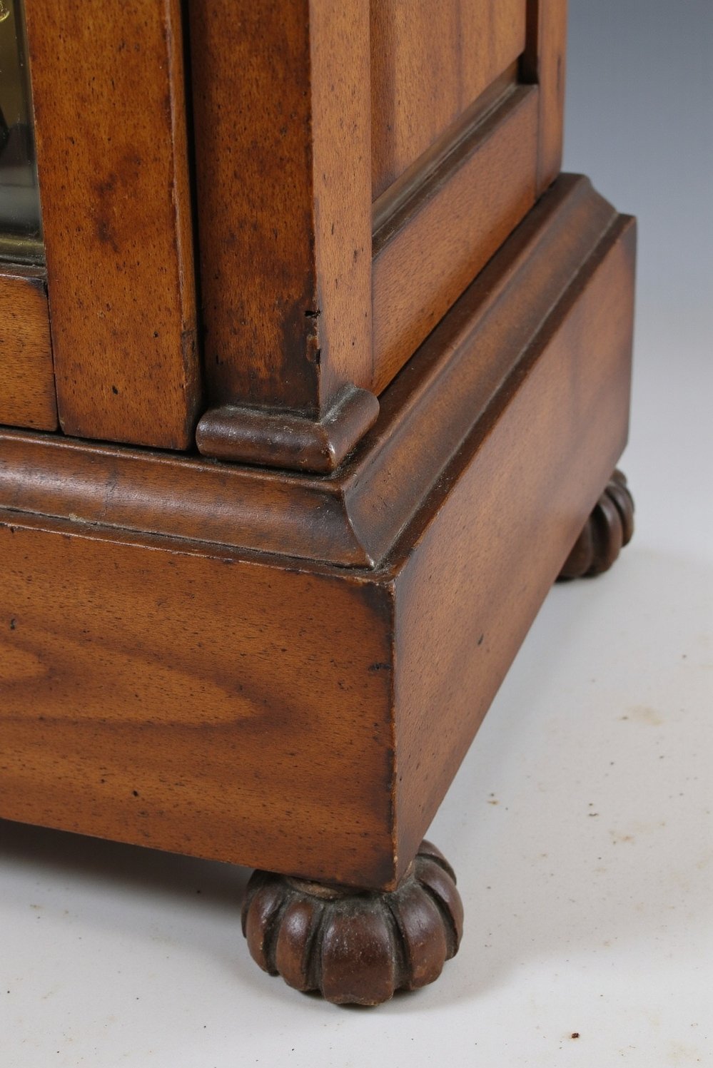 grandfather clock examples - Antique Grandfather Clock: Intricate Carved Feet - Antique grandfather clock: Look at those intricately carved...