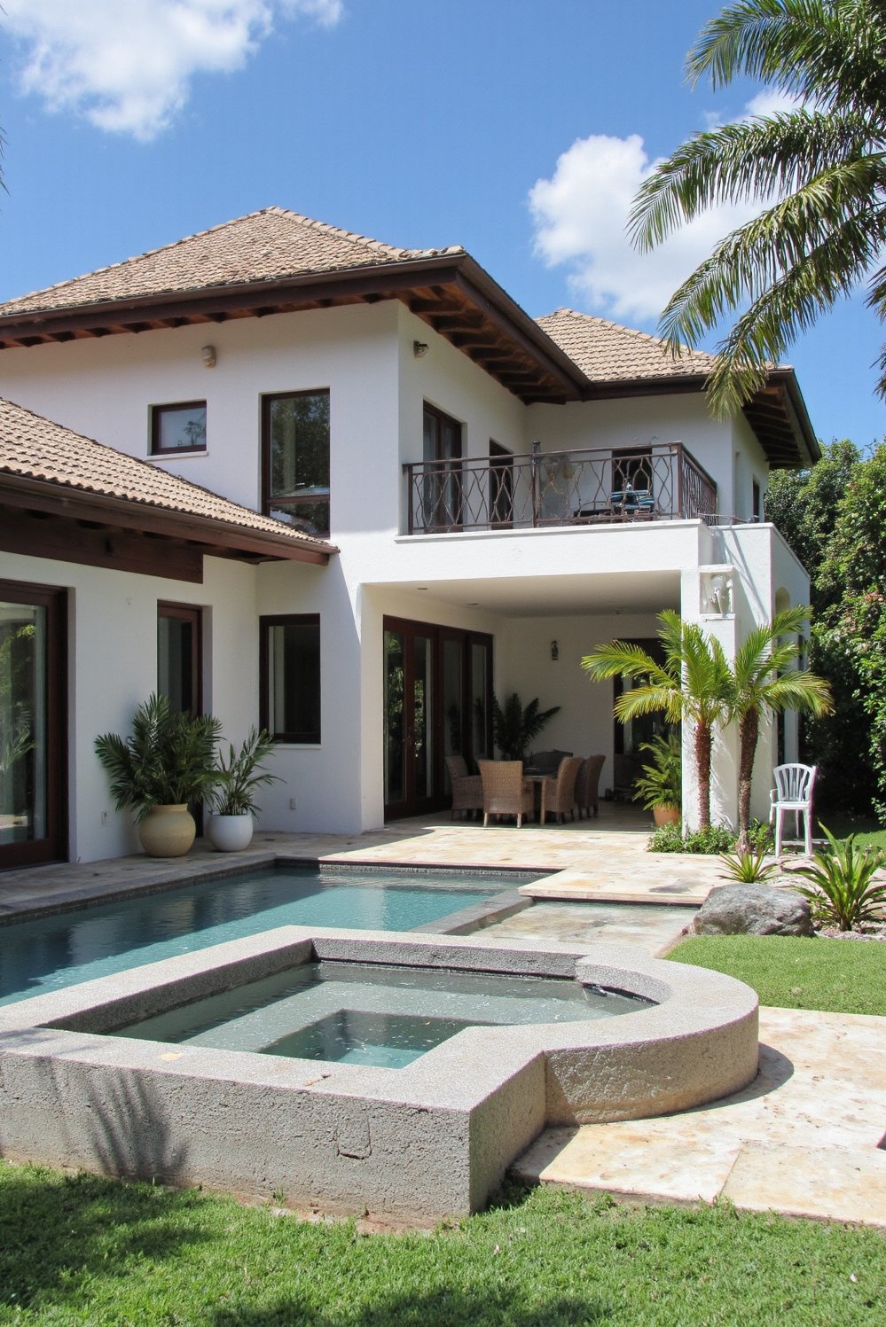 tropical house design ideas - Luxury Tropical House: High-End Design & Private Spa - Luxury tropical living at its finest. This modern...