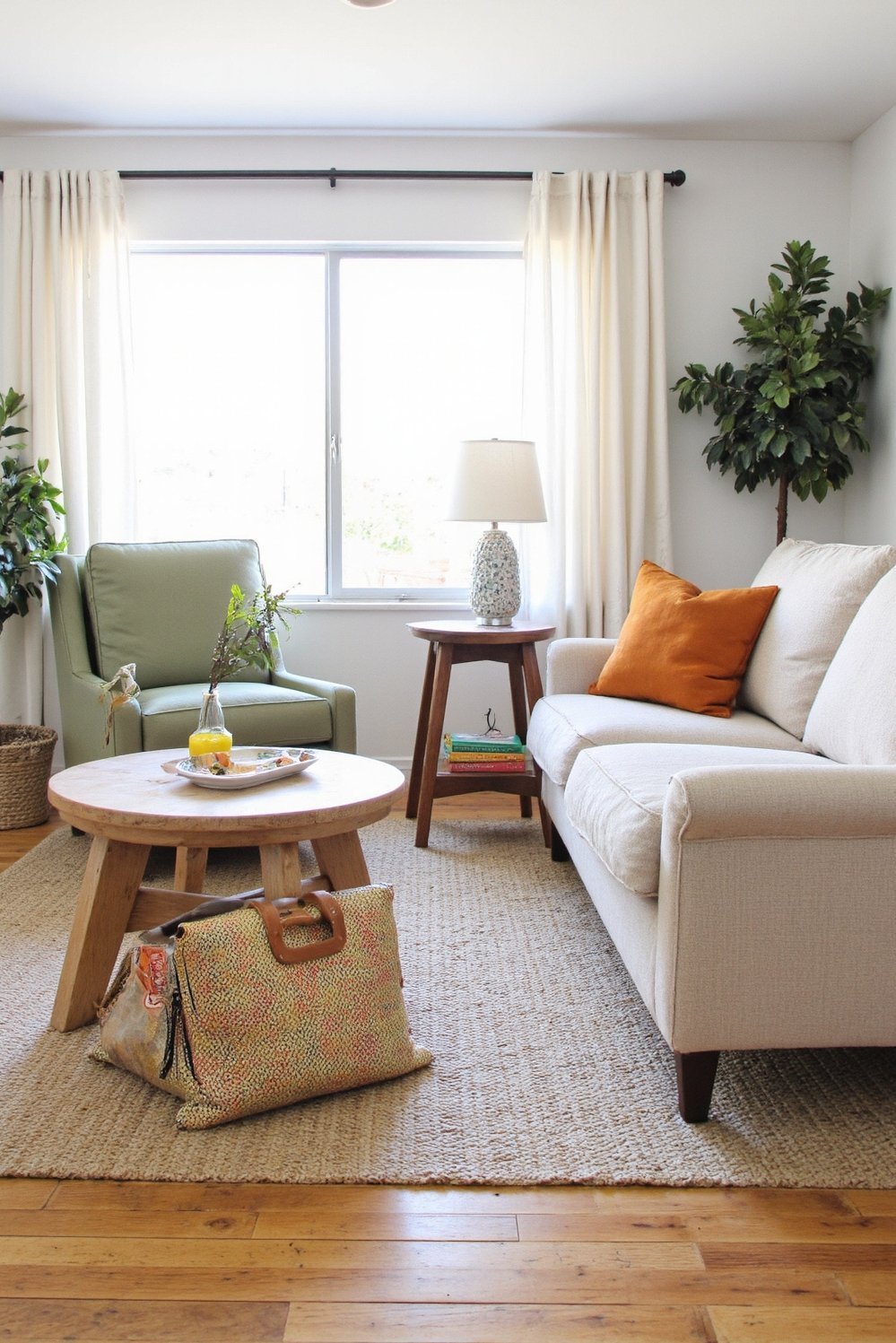 Sage Green Home Decor Ideas - Sage Green Living Room: Mid-Century Modern Style - Sage green living room ideas? This mid-century modern...