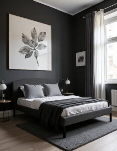 charcoal bedroom ideas