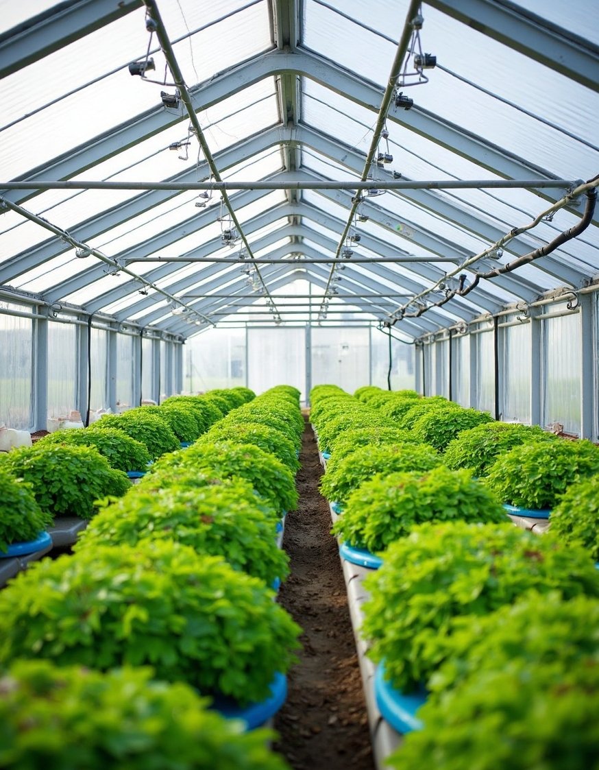 home greenhouse ideas - Automated Outdoor Greenhouse: Commercial-Scale Gardening - Grow big with this amazing outdoor greenhouse! Perfect...