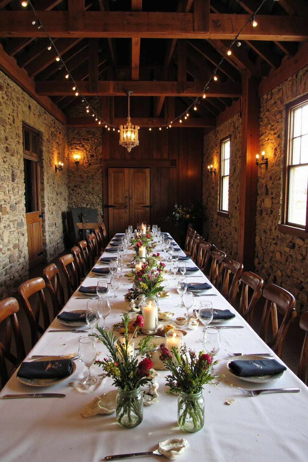 Moody Romantic Wedding Decor - Rustic Charm: Moody Romantic Wedding Decor - Moody rustic wedding decor: A barn wedding with...