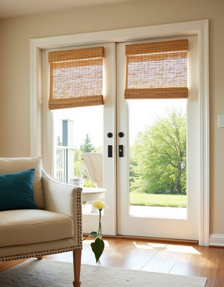 Curtains for Sliding Glass Doors - Bamboo Shades: Eco-Friendly Sliding Glass Door Treatments - Bamboo shades are a beautiful, eco-friendly way to...