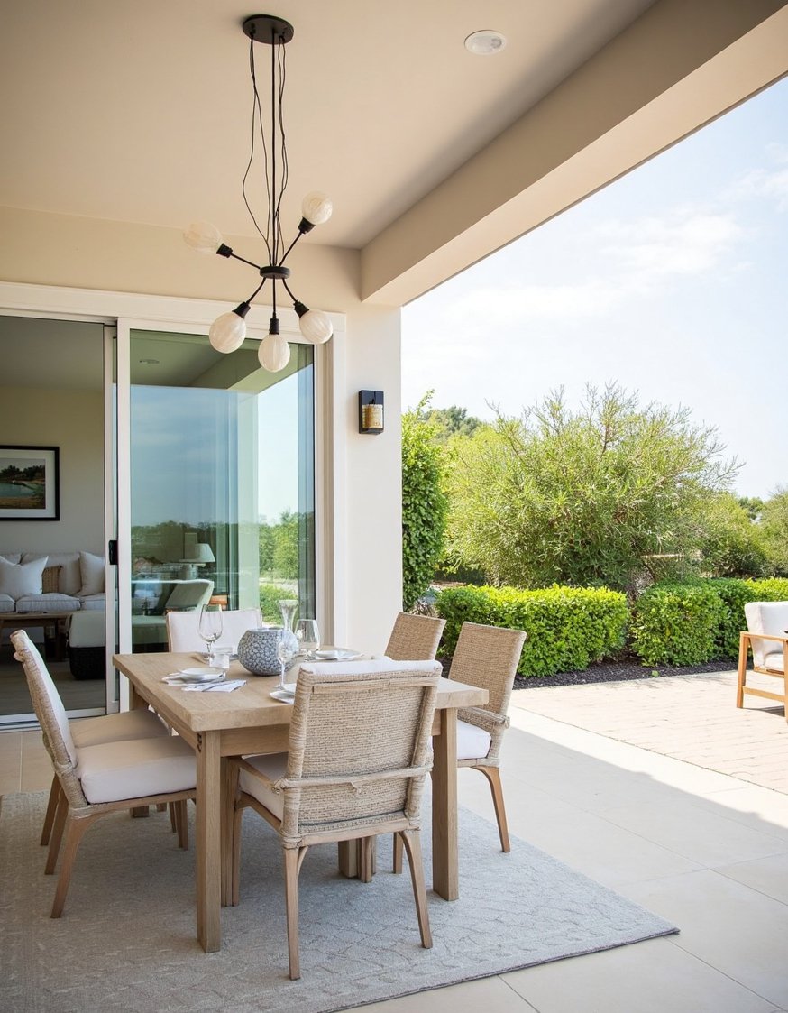 beach hosue patio ideas - Modern Beach House Patio: Minimalist Coastal Design - Modern beach house patio design: clean lines and...