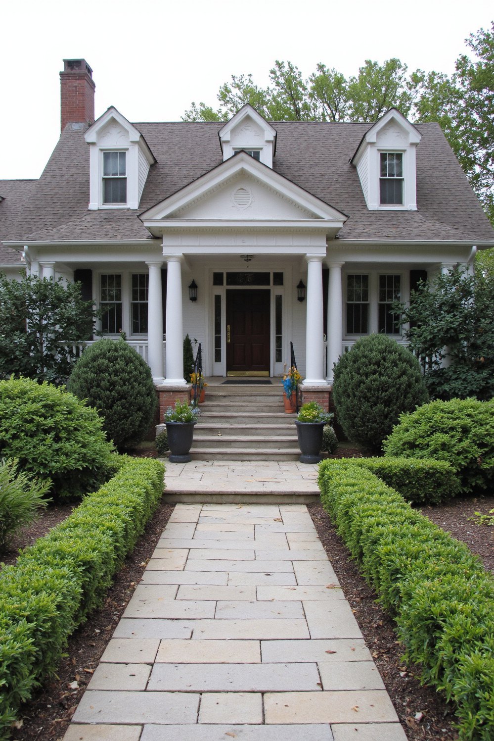 front entry landscaping - Formal Front Entry: Elegant & Symmetrical Landscaping - Create a sophisticated and elegant front entry. Meticulously...