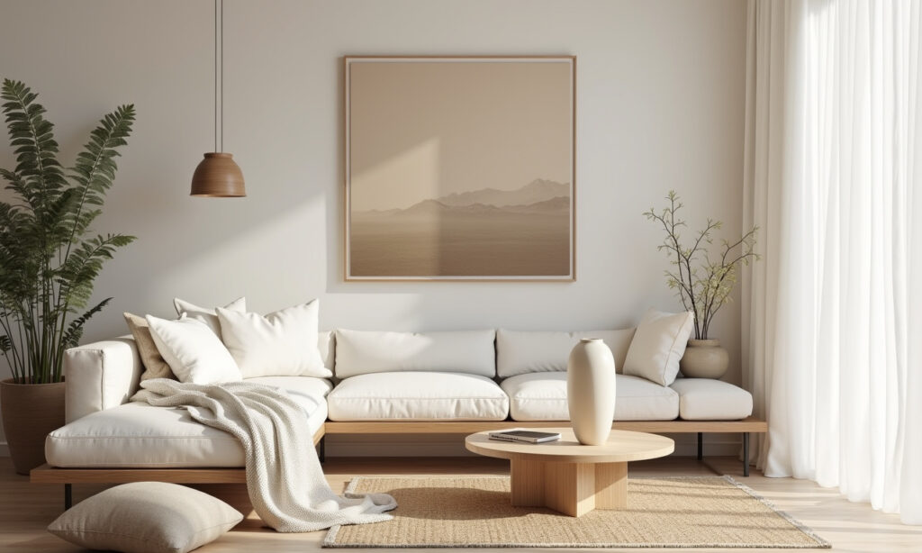 serene minimalist room