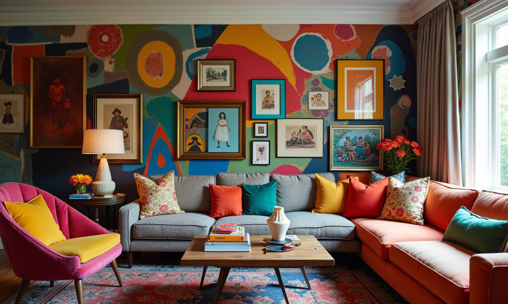 vibrant living room