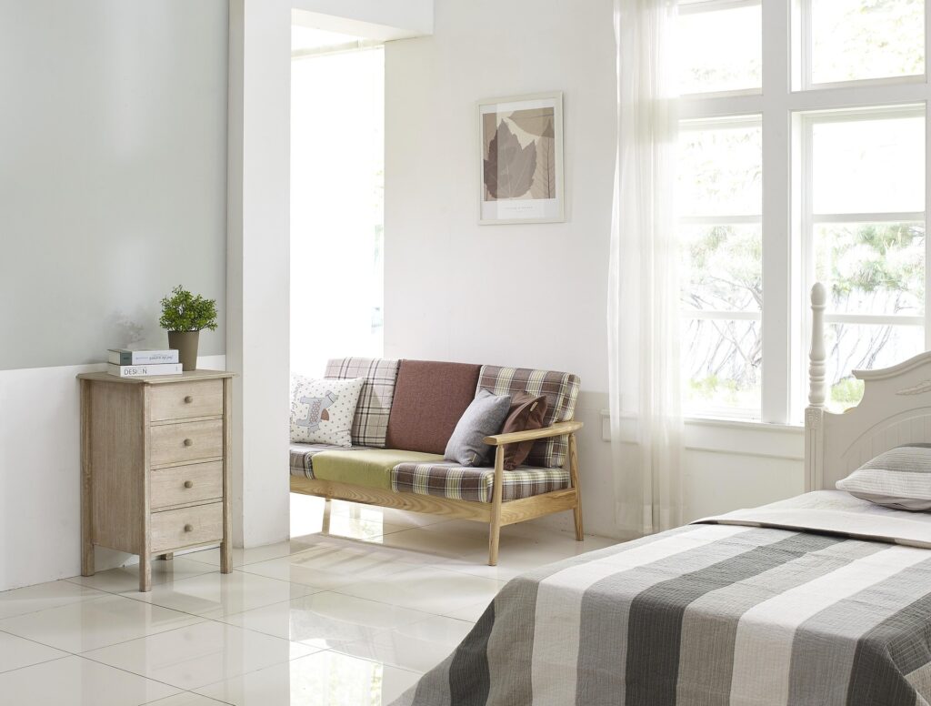 calming bedroom