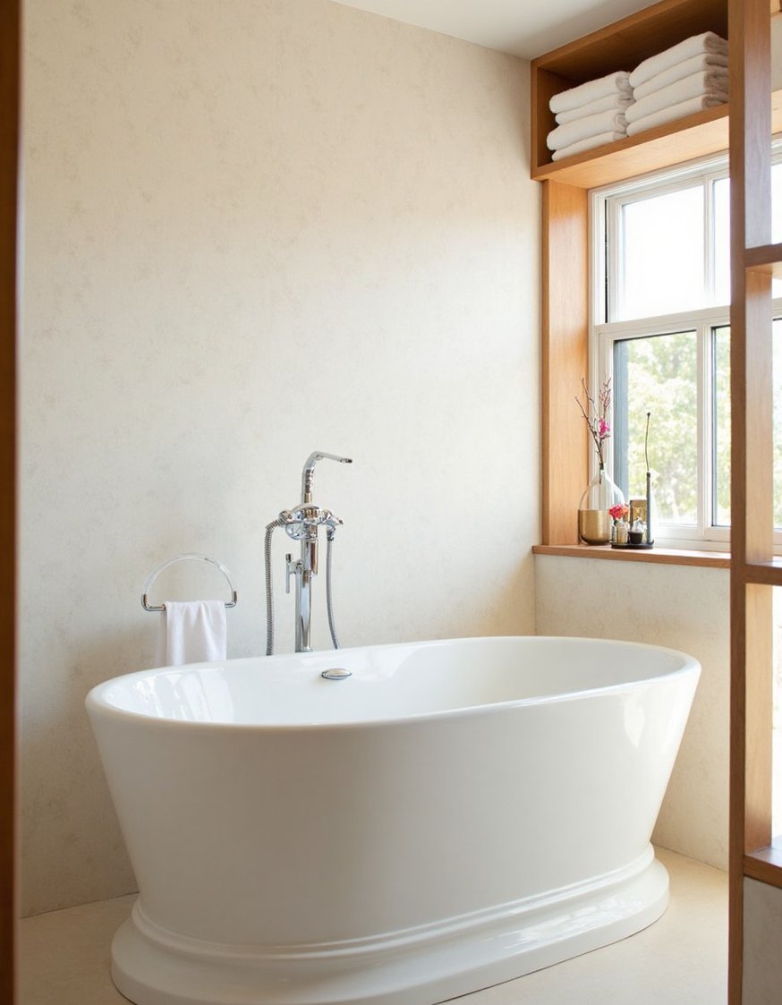 Minimalist bathroom ideas - Serene Japandi Bathroom: Small Space, Big Style - Small Japandi bathroom ideas on a budget? This...