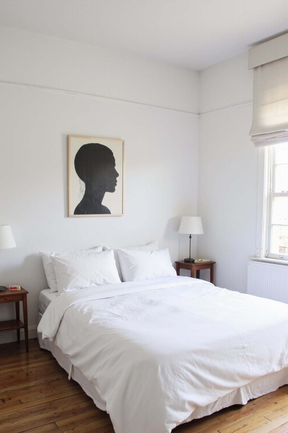 Tips for minimalist bedroom decoration - Minimalist Bedroom: Art as Focal Point - Create a serene minimalist bedroom. Use a single...