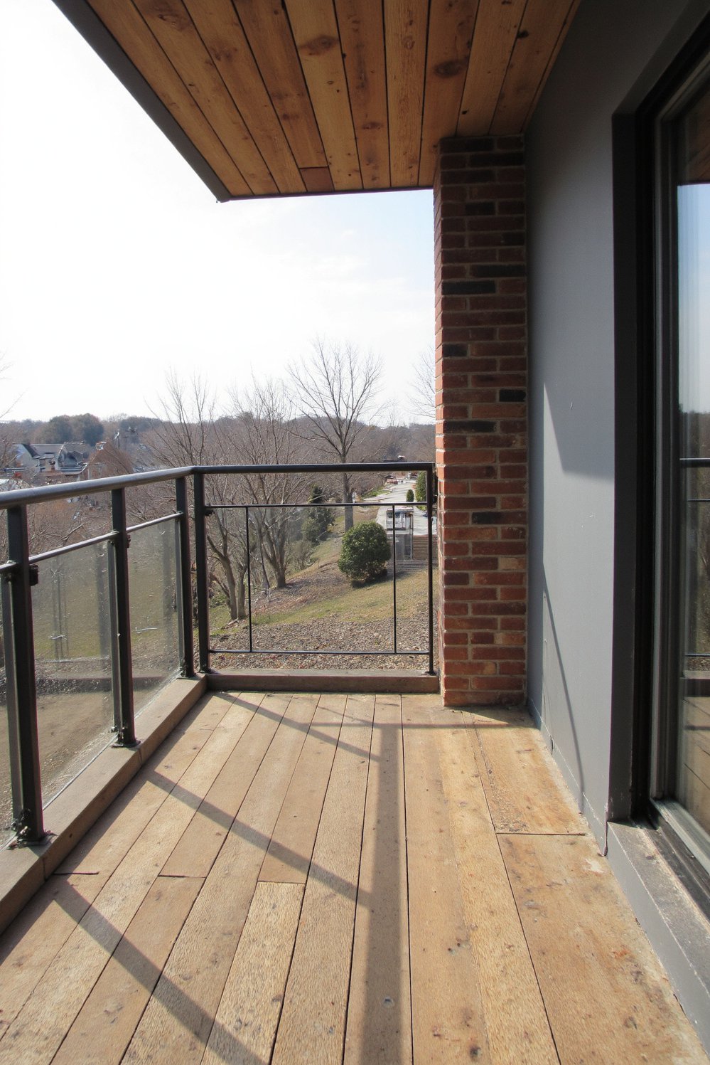 Balcony flooring ideas - Sustainable Teak Balcony Floor: Modern Balcony Design - Create a modern balcony oasis with sustainably sourced...