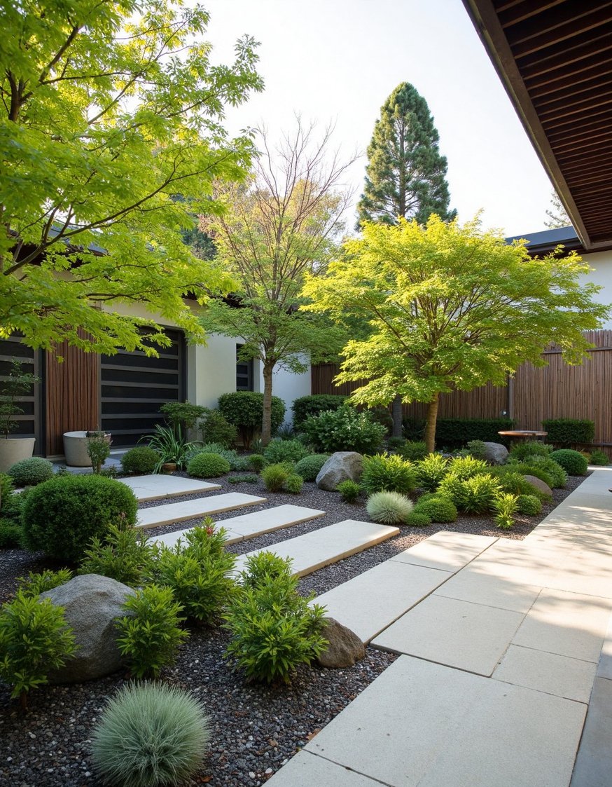 Japanese garden ideas - Modern Japanese Garden: Geometric Landscapes - Modern Japanese garden design: a contemporary twist on...