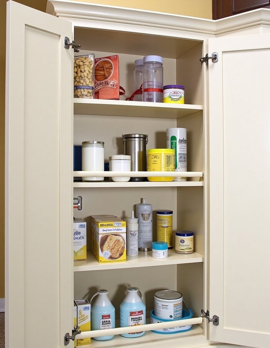 Kitchen cabinet organizers ideas - Organized Kitchen Cabinets: Zone Your Supplies - Maximize your kitchen storage! This photo shows how...