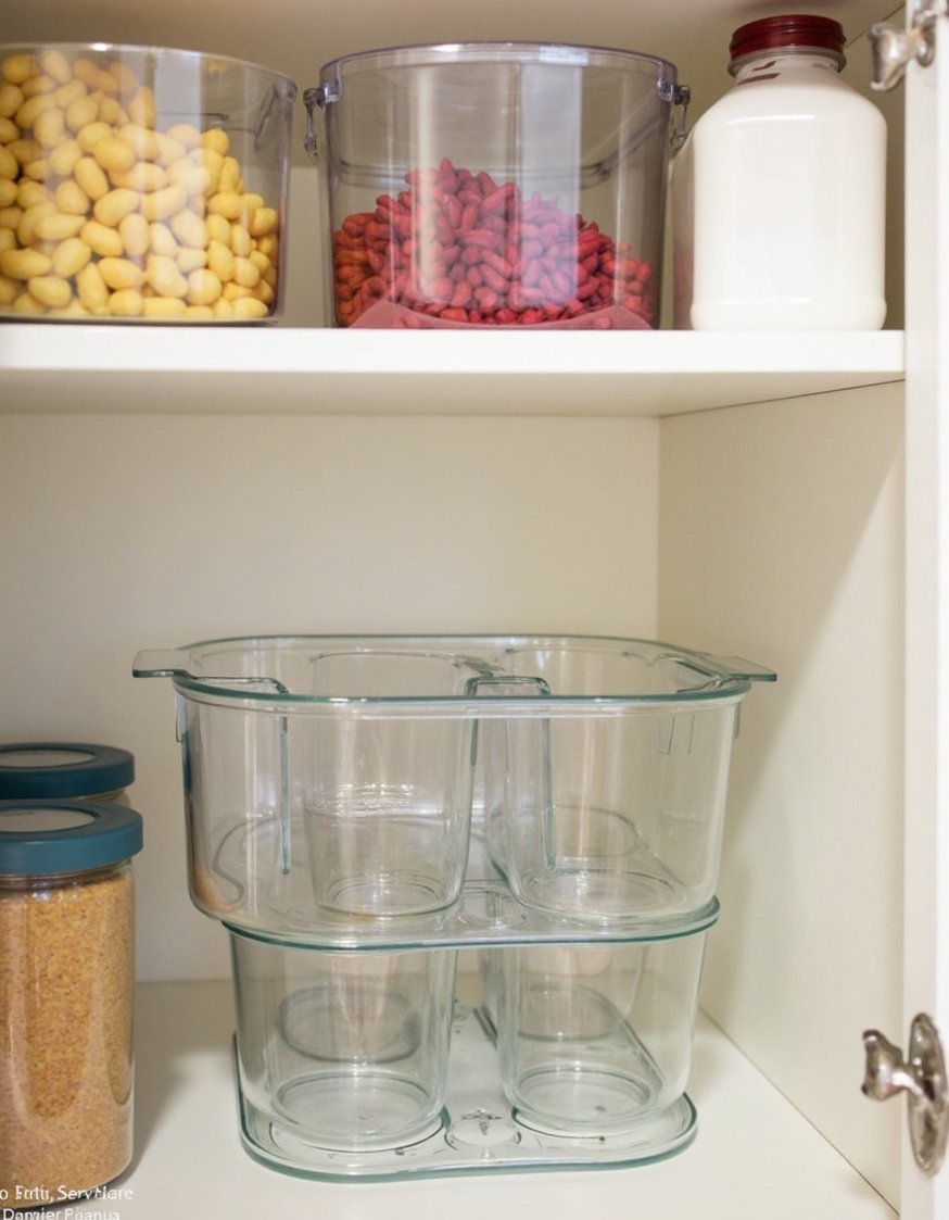 Kitchen cabinet organizers ideas - See-Through Containers: Organize Your Kitchen Cabinets - See-through containers are a game-changer for kitchen organization!...