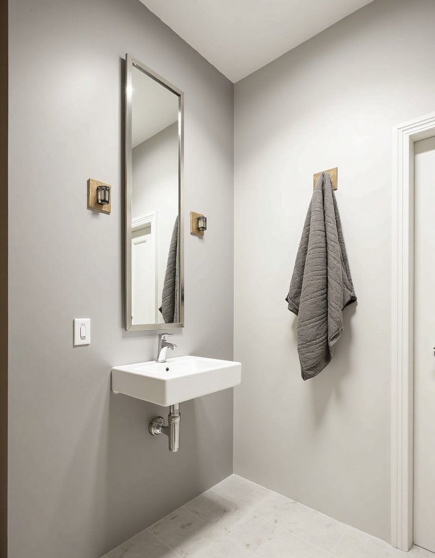 Minimalist bathroom ideas - Small Space Bathroom: Modern Minimalist Design - Small bathroom? No problem! This contemporary design uses...