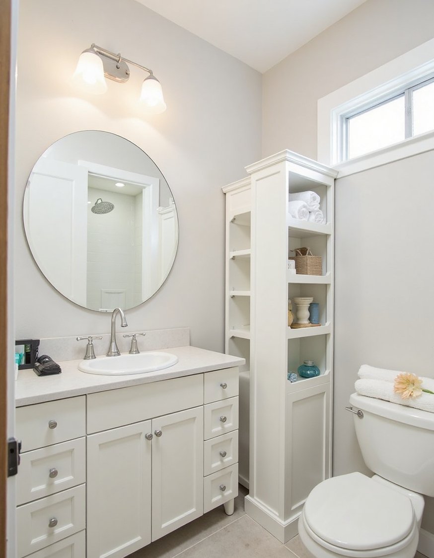 Minimalist bathroom ideas - Maximize Space: Minimalist Small Bathroom Storage - Maximize your small bathroom's storage with this clever...